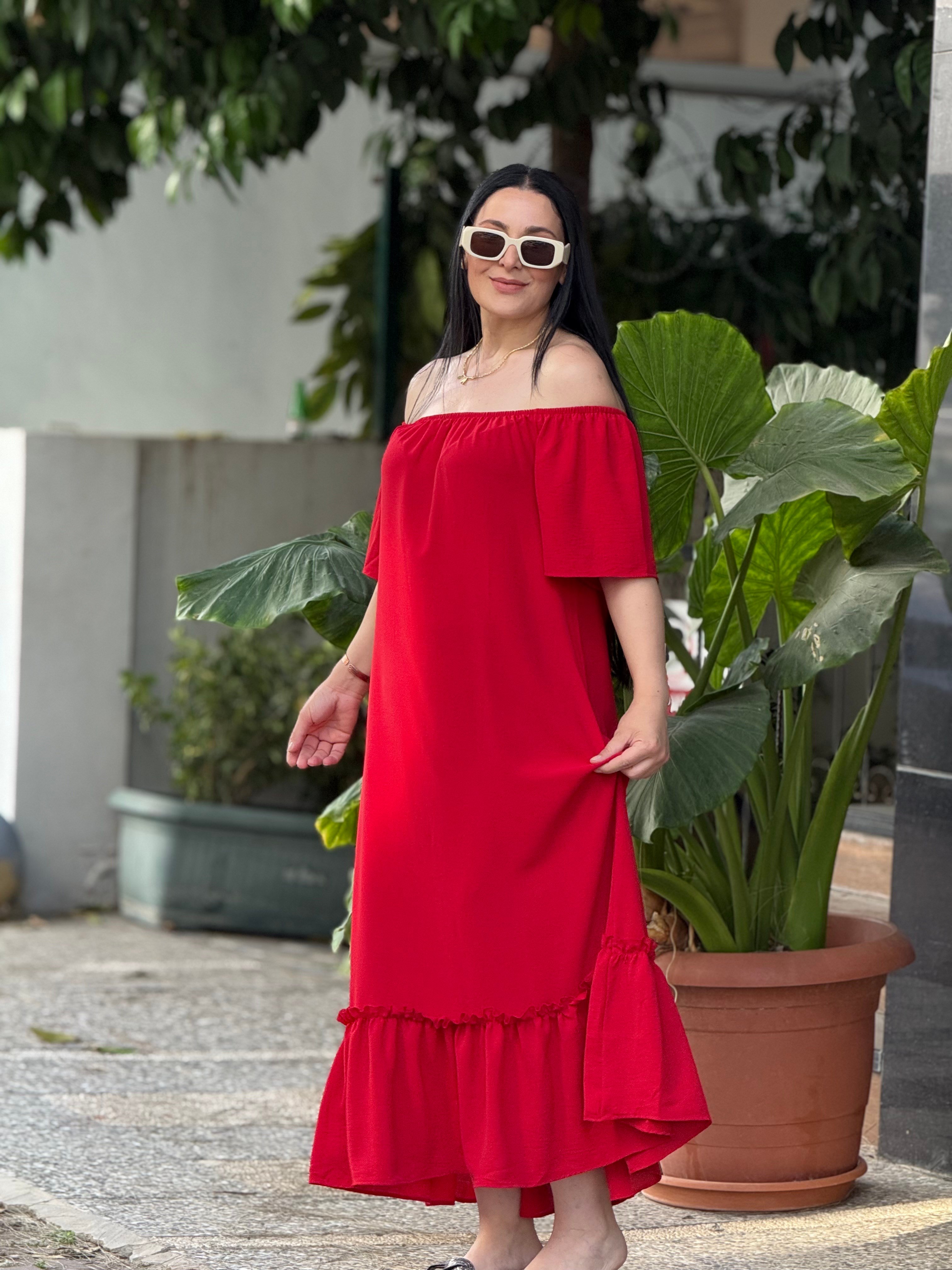     ROSALIA Elbise Kırmızı