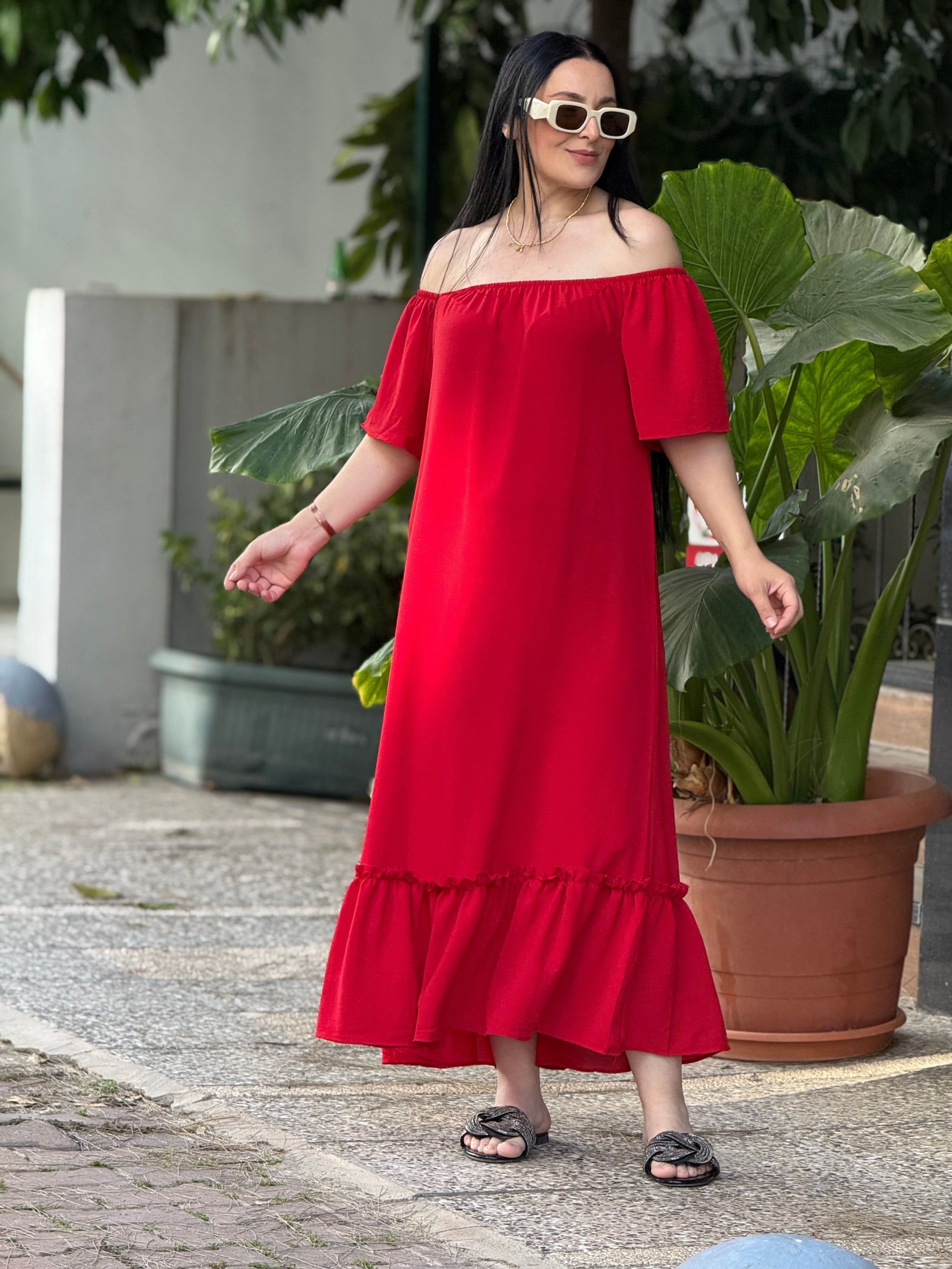     ROSALIA Elbise Kırmızı