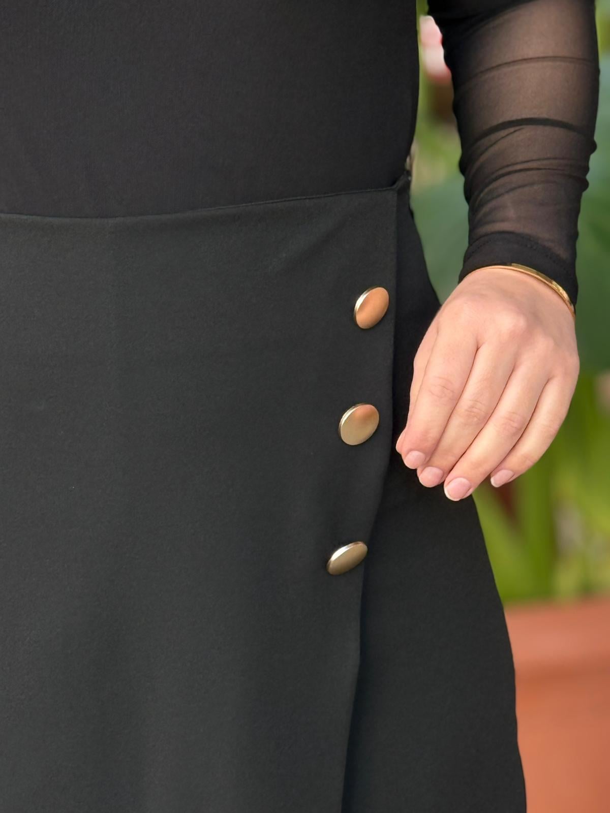 Arden Siyah Şort Etek