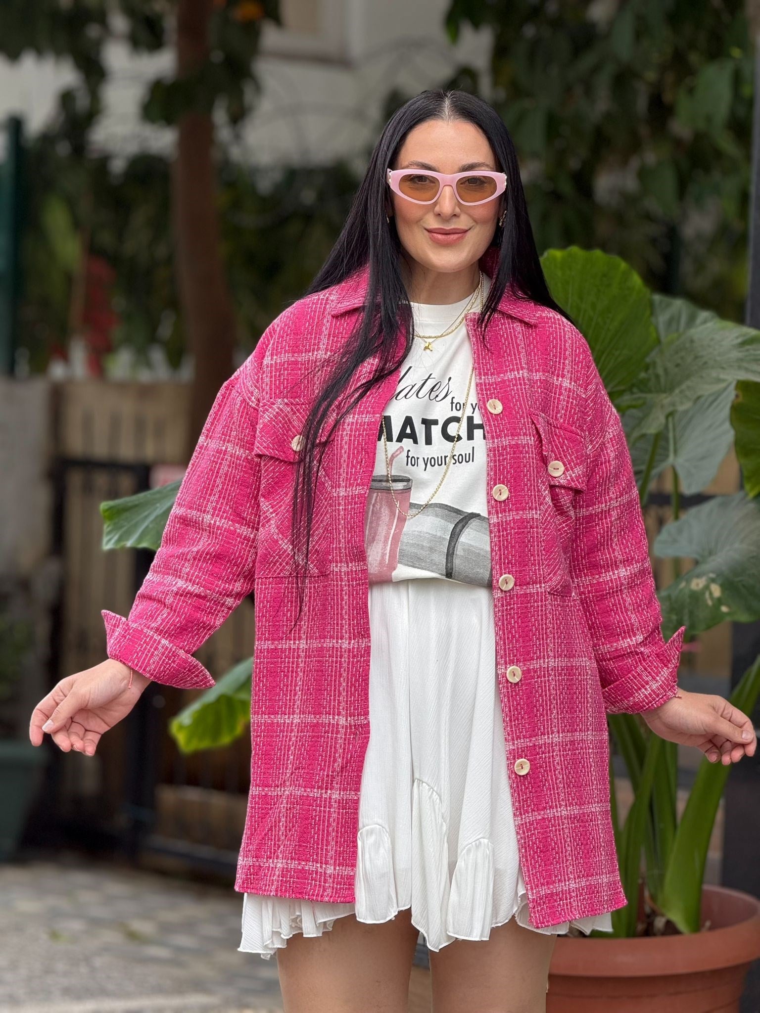 Blush Aura Pembe Gömlek
