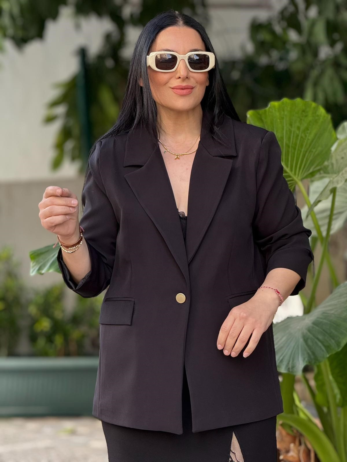 Ebon Klasik Siyah Ceket