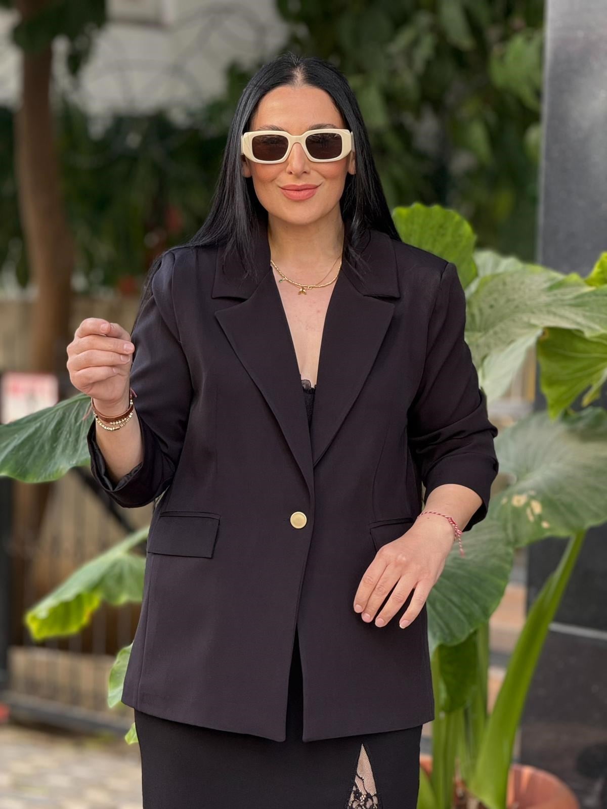 Ebon Klasik Siyah Ceket