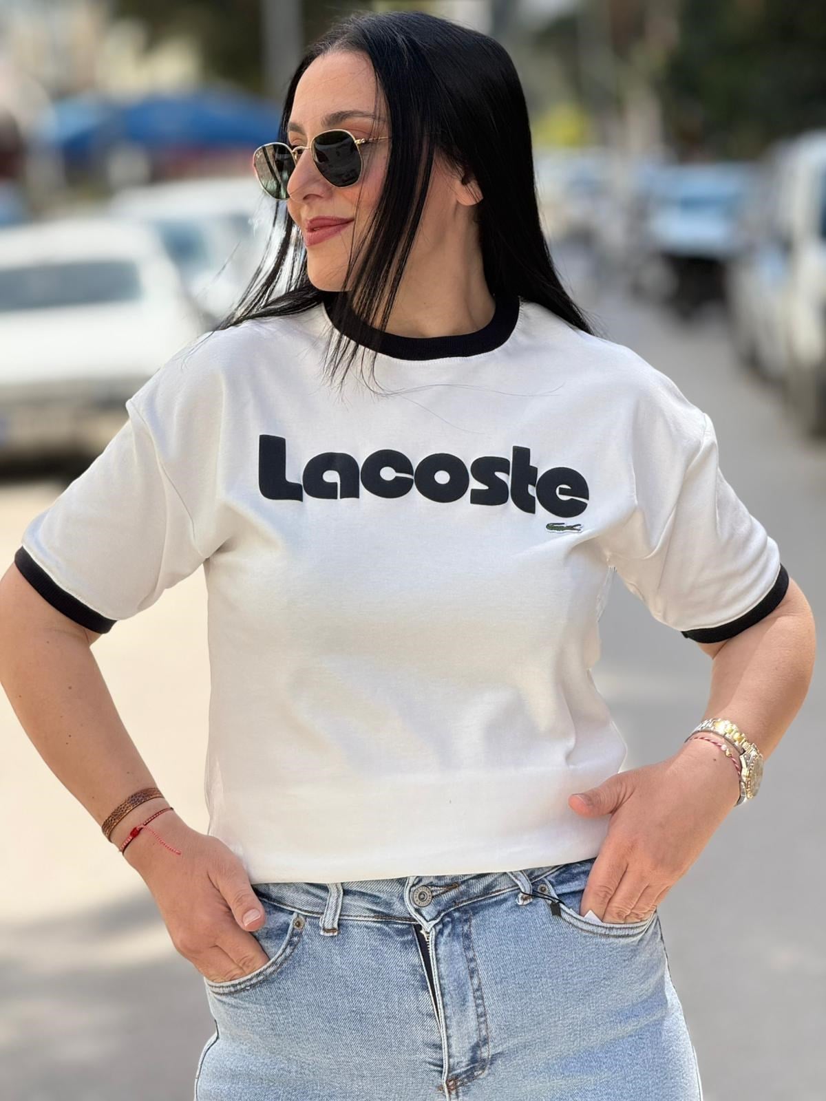 Noble Lacoste Siyah Tişört