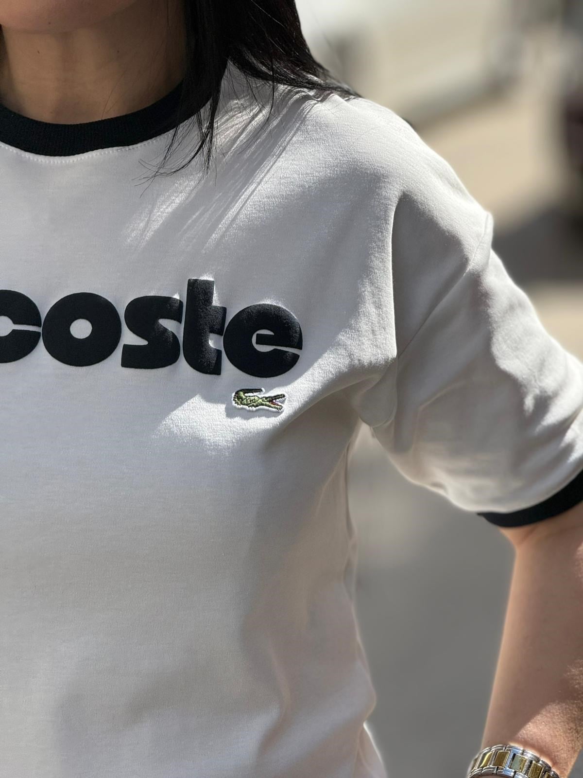 Noble Lacoste Siyah Tişört