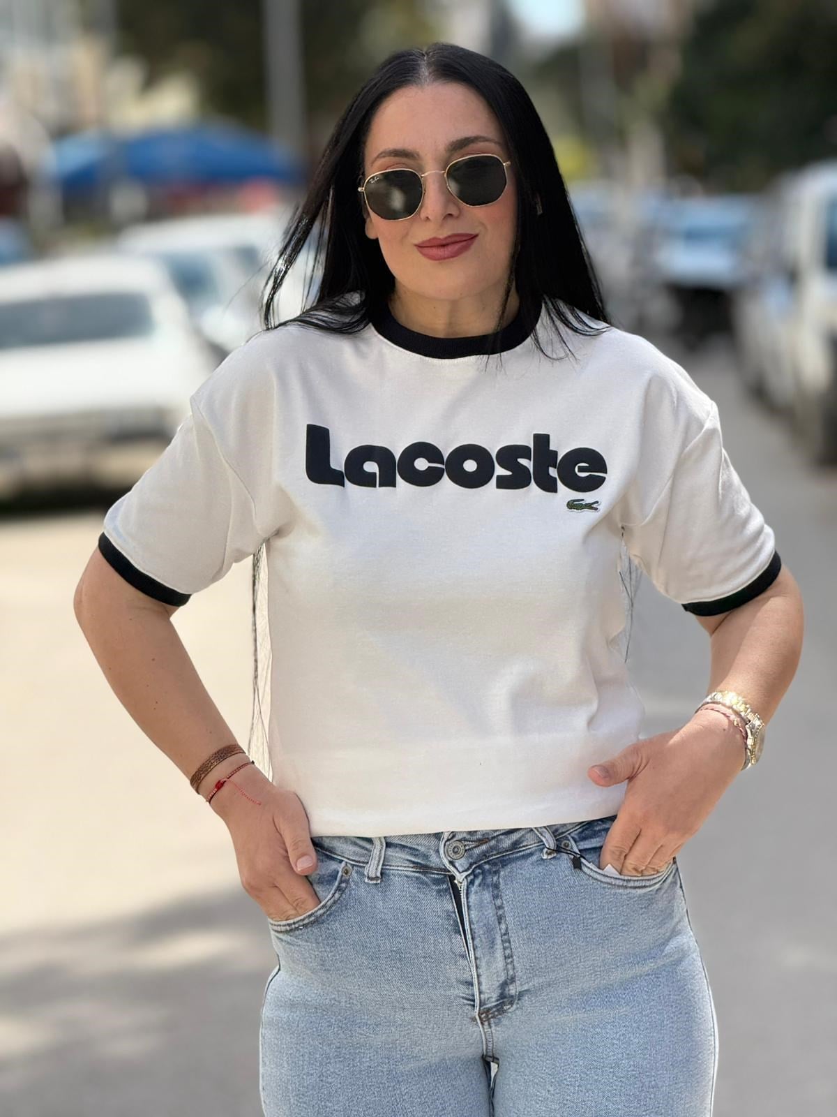 Noble Lacoste Siyah Tişört