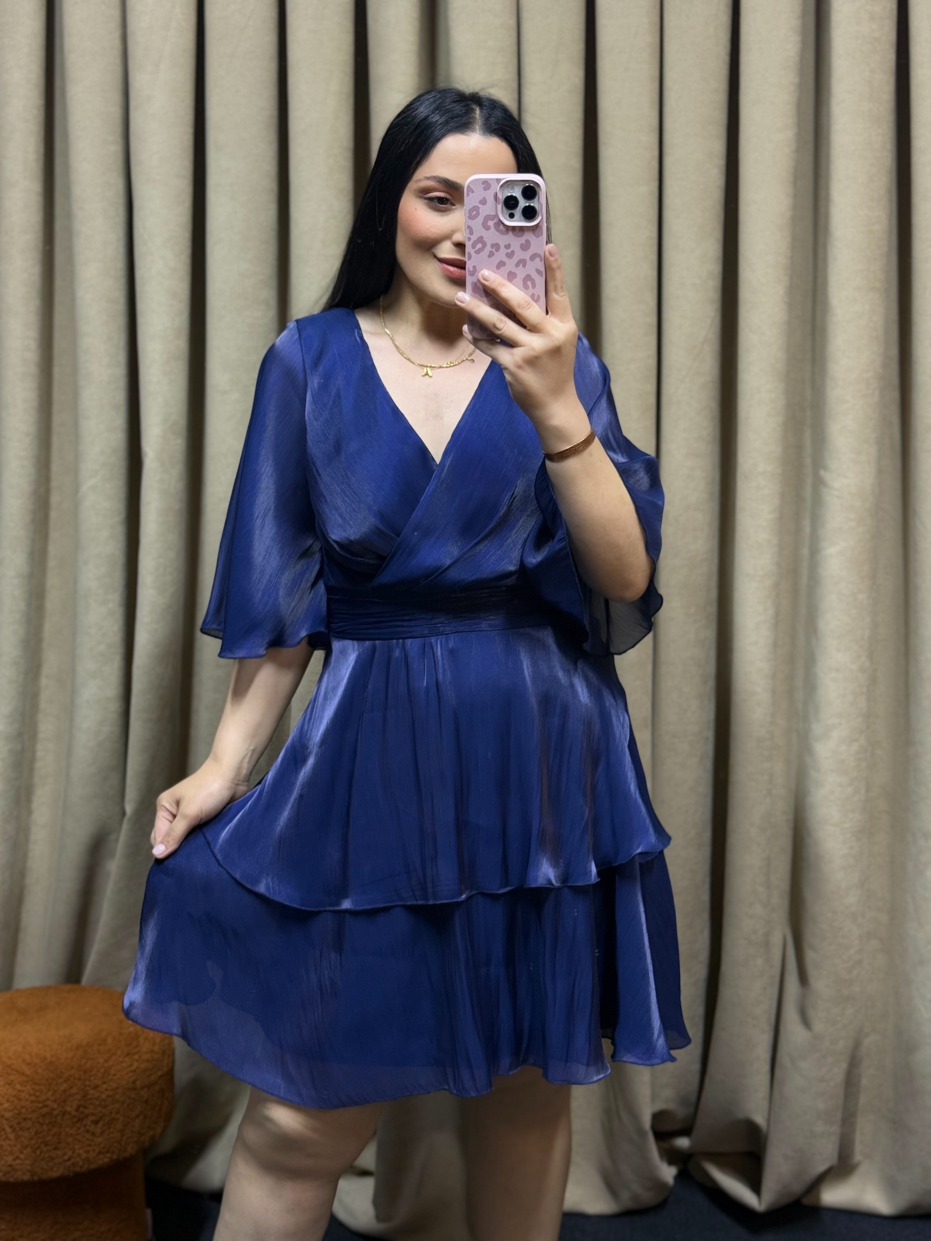 Sapphire Şifon Elbise 