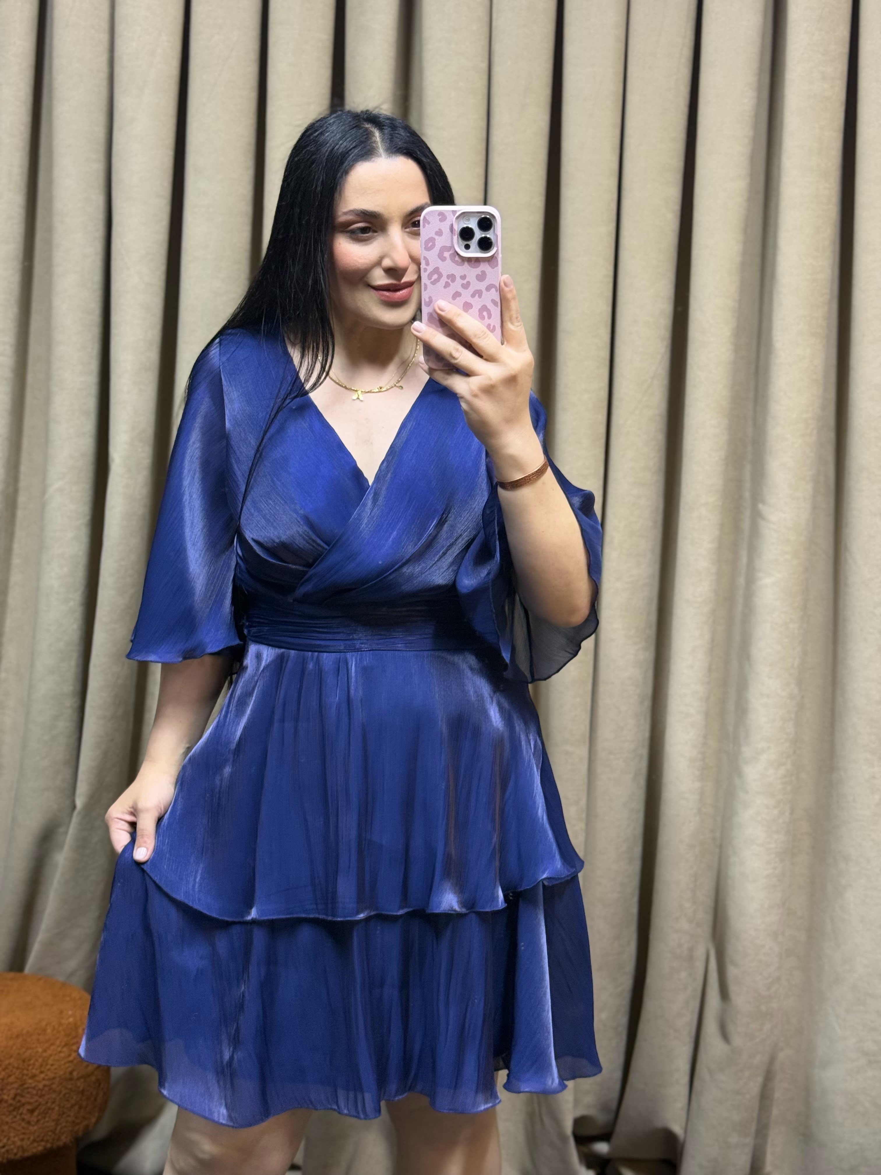 Sapphire Şifon Elbise 
