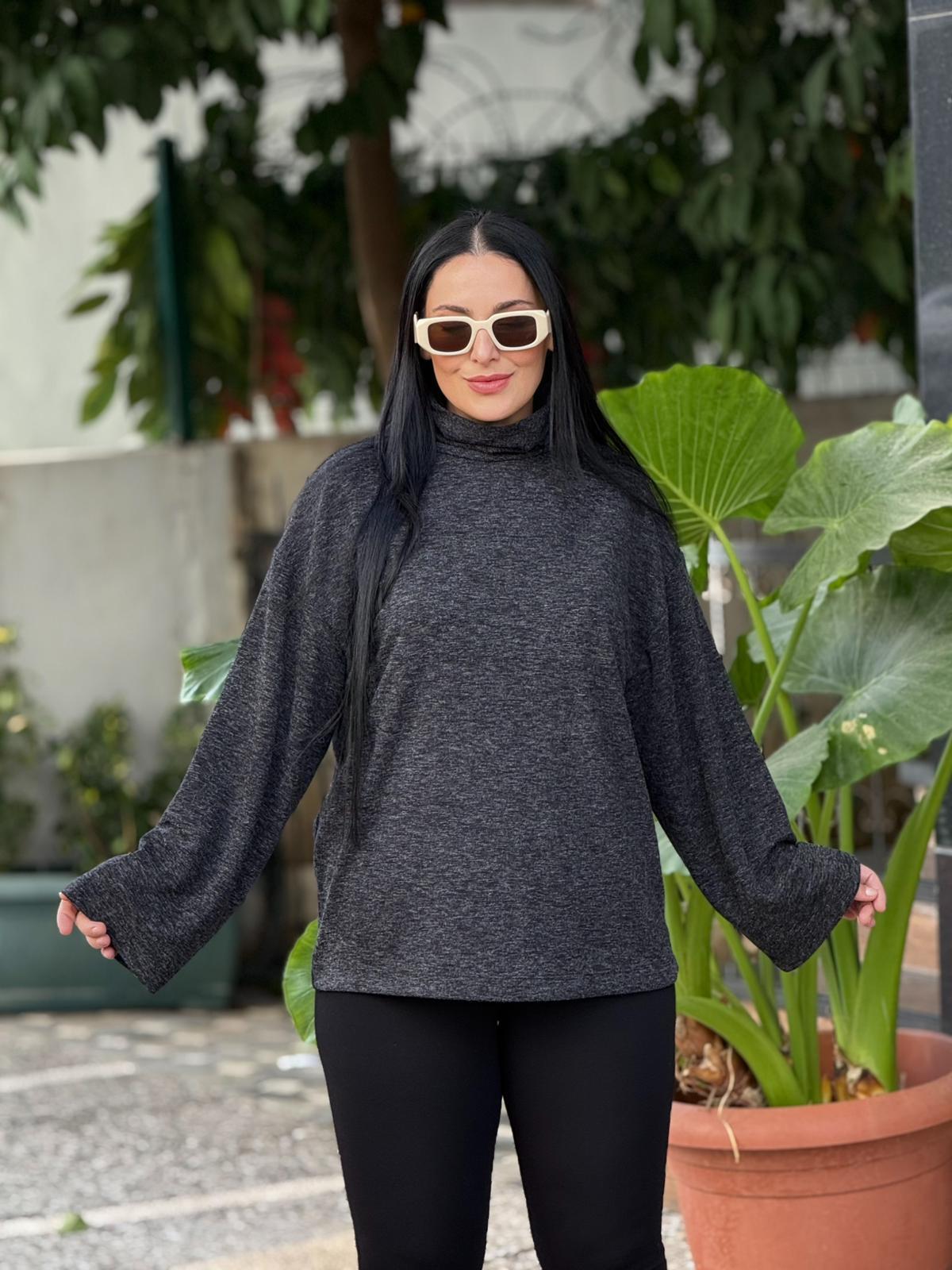 Soft Touch Oversize Bluz