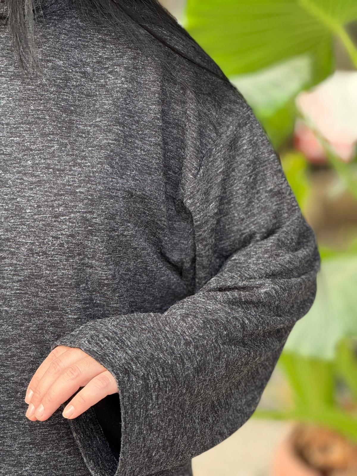 Soft Touch Oversize Bluz