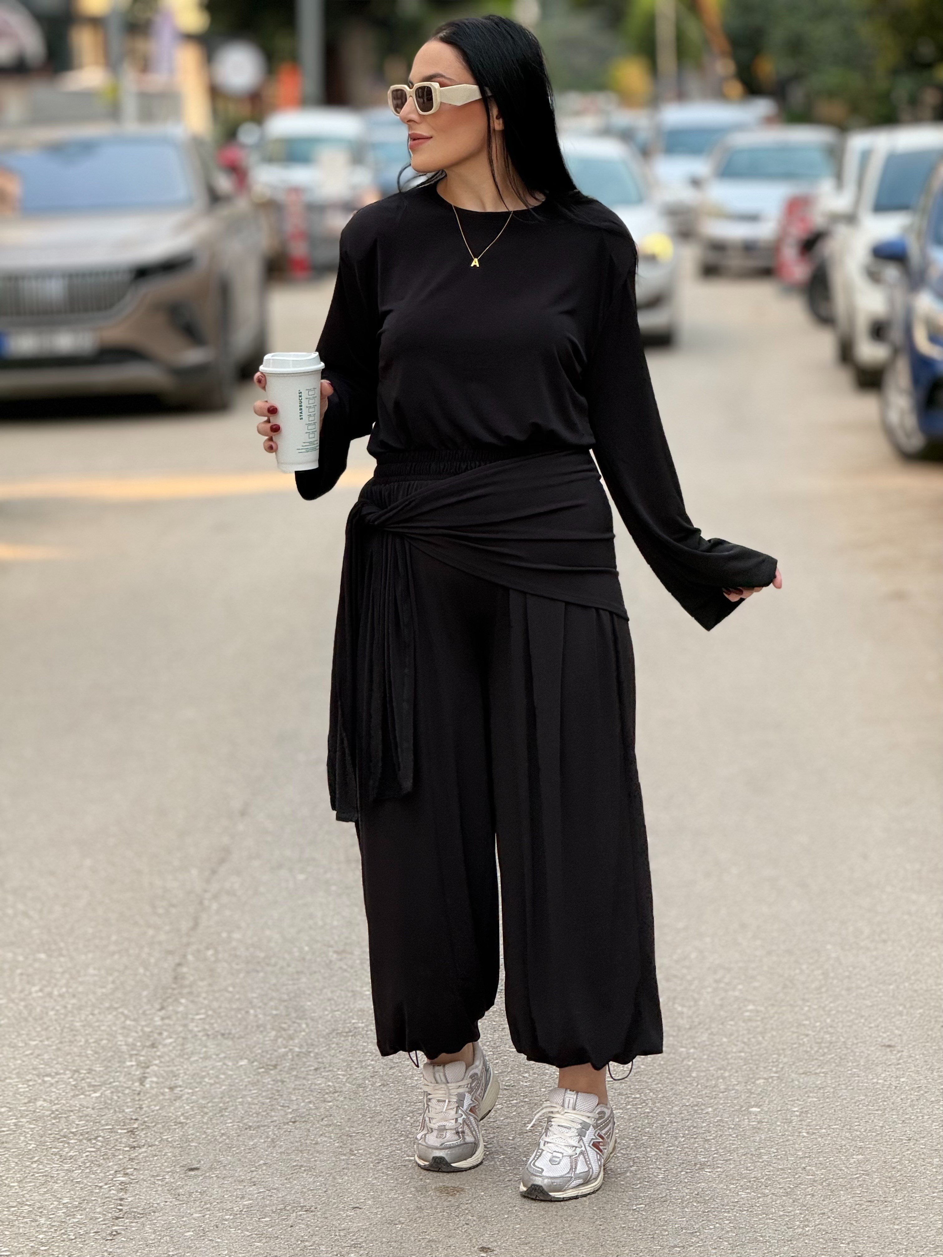 VİOLA  TAKIM SİYAH 