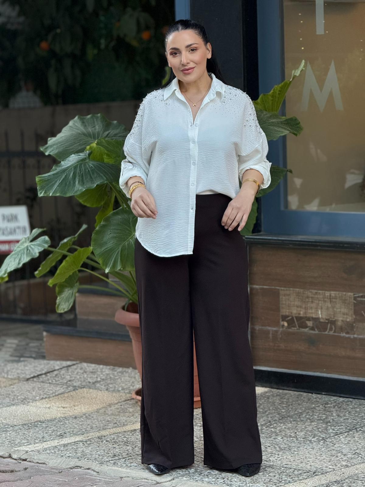 ZOYA KAHVE PANTOLON