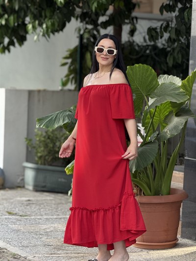 ROSALIA Elbise Kırmızı