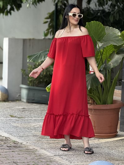 ROSALIA Elbise Kırmızı