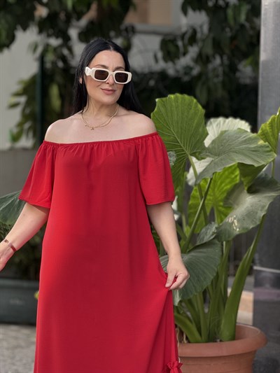 ROSALIA Elbise Kırmızı