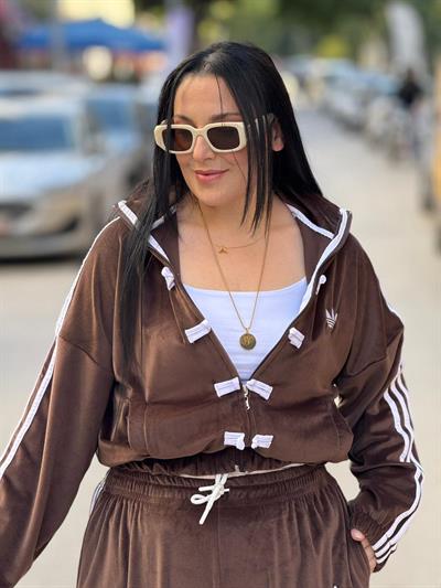 Amarone Kahve Kadife Takım