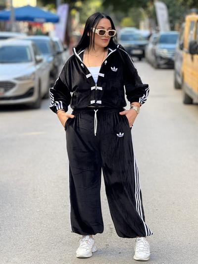 Amarone Siyah Kadife Takım