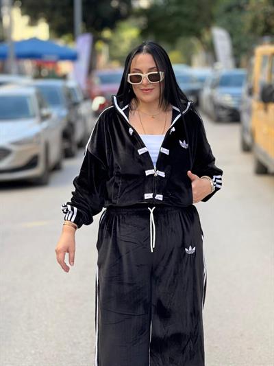 Amarone Siyah Kadife Takım