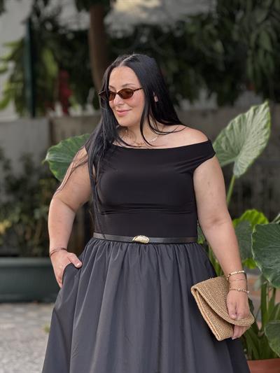 BKT MADONNA SİYAH ELBİSE