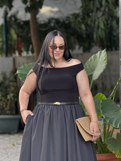 BKT MADONNA SİYAH ELBİSE