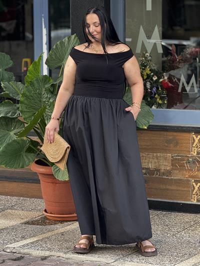 BKT MADONNA SİYAH ELBİSE