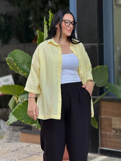 BREEZE COMFORT SARI GÖMLEK