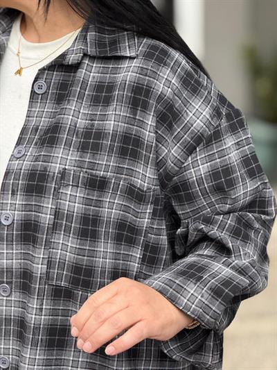 Derayne Gri Oduncu Gömlek