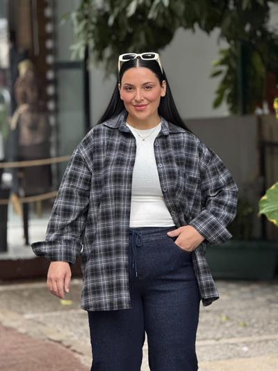 Derayne Gri Oduncu Gömlek