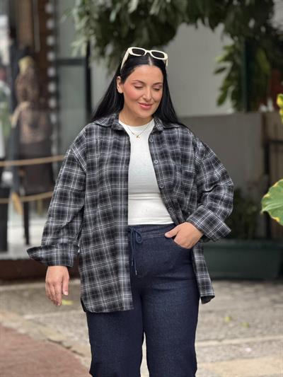 Derayne Gri Oduncu Gömlek