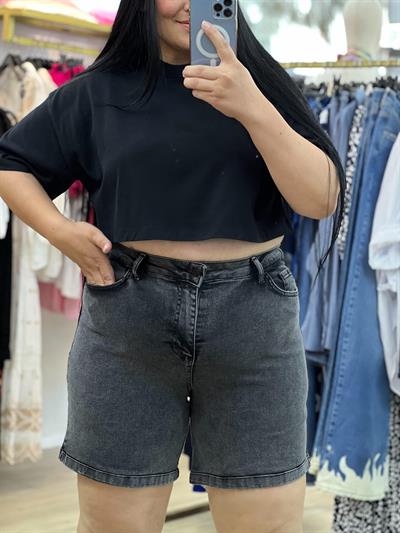 EK JEAN ŞORT ANTRASİT 