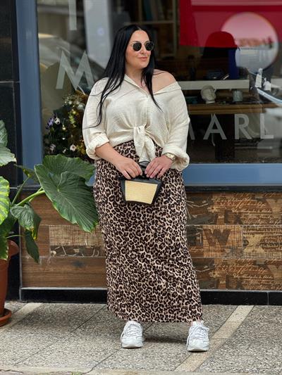 SAFARİ ŞIKLIĞI LEOPAR ETEK