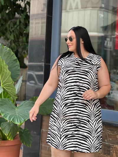 EK ZEBRA ELBİSE 
