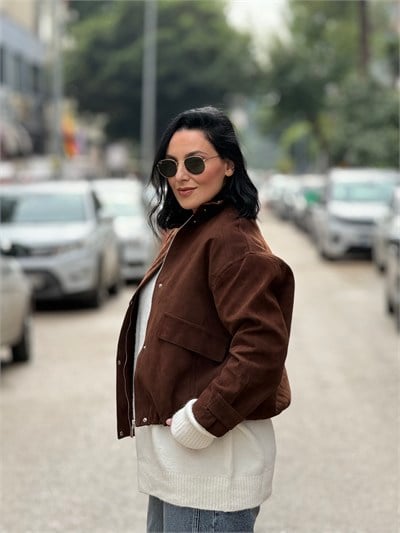FLOW SÜET KAHVE CEKET