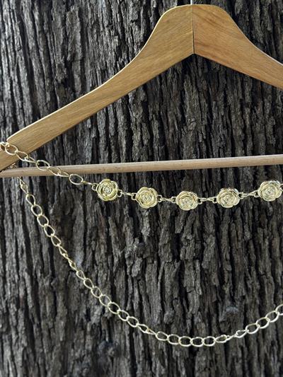 Gül Gold Zincir Kemer