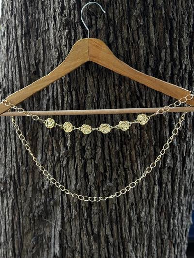 Gül Gold Zincir Kemer