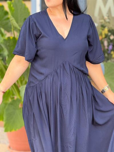 Icon Midi  Lacivert Elbise