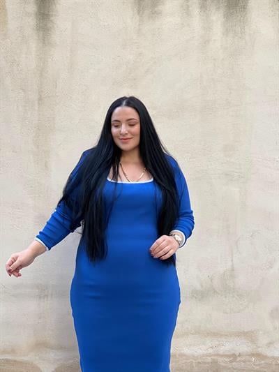 KAŞKORSE ÇİZGİLİ MAVİ ELBİSE 