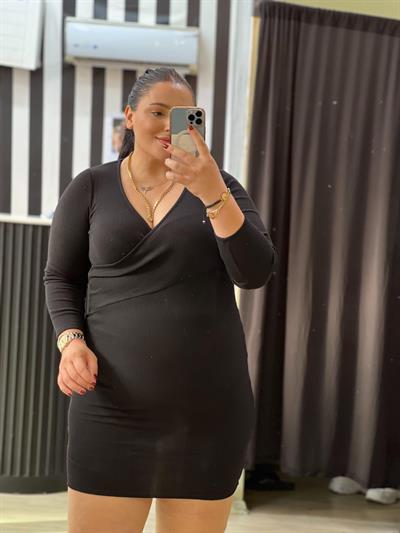 KRCN KRUVAZE SİYAH KAŞOKORSE BASİC ELBİSE