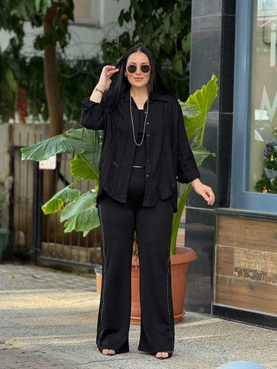 LORA TAŞLI TAYT PANTOLON 