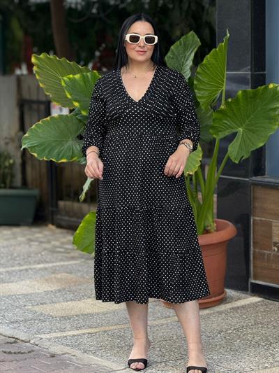 Lunetta Puantiyeli Elbise