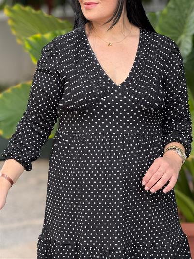 Lunetta Puantiyeli Elbise