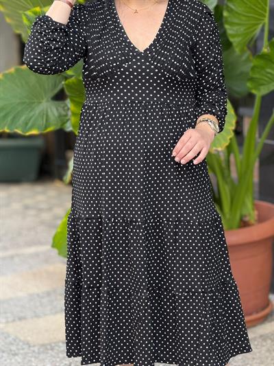 Lunetta Puantiyeli Elbise