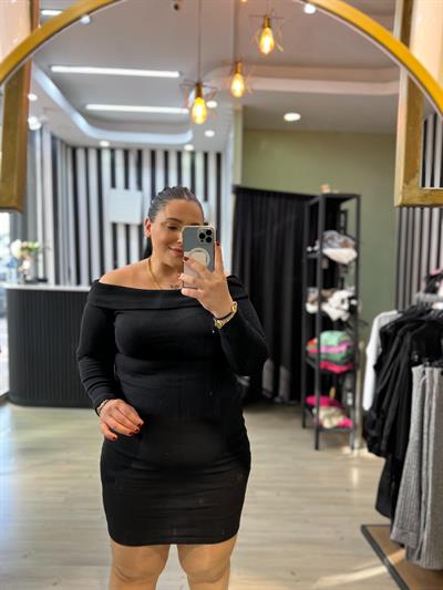 KRCN MADONNA SİYAH BASİC ELBİSE