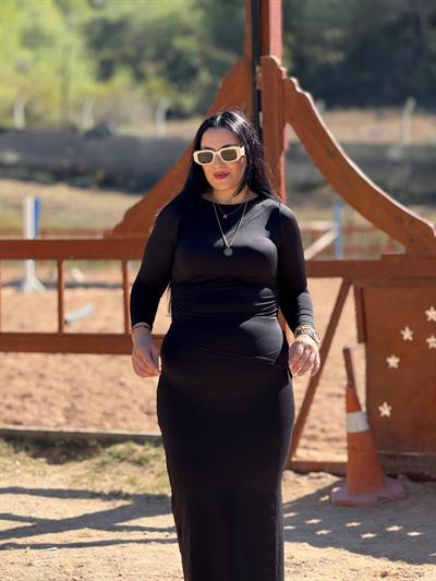 Maryvayn Siyah Saten Takım