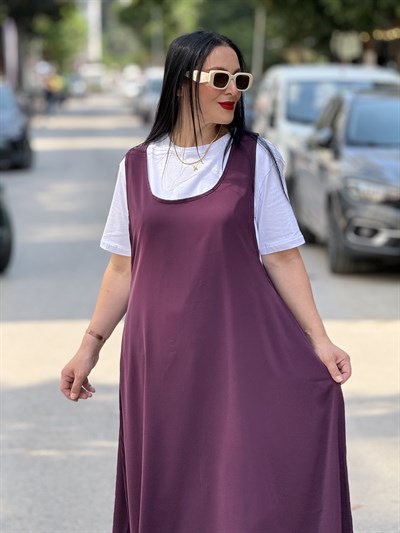 MIRELLE Salopet Elbise Mürdüm 