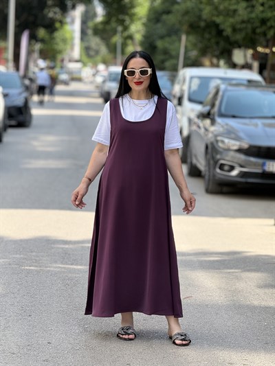 MIRELLE Salopet Elbise Mürdüm 