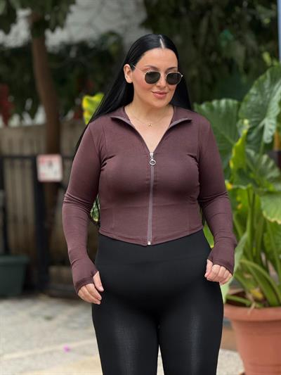 Ravelle Kahverengi Bluz