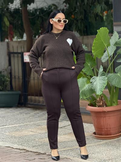 Ravon Kahve Fit Pantolon