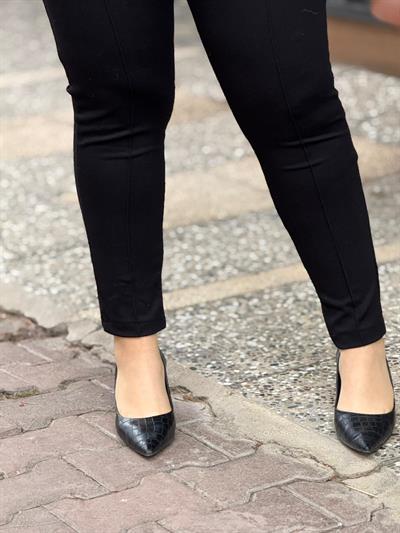 Ravon Siyah Fit Pantolon