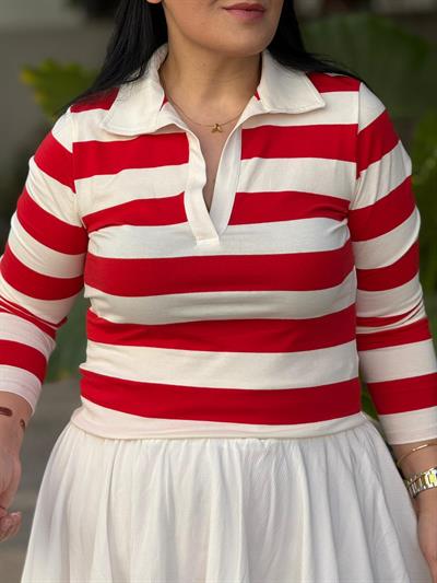 Ravone Kırmızı Polo Tişört