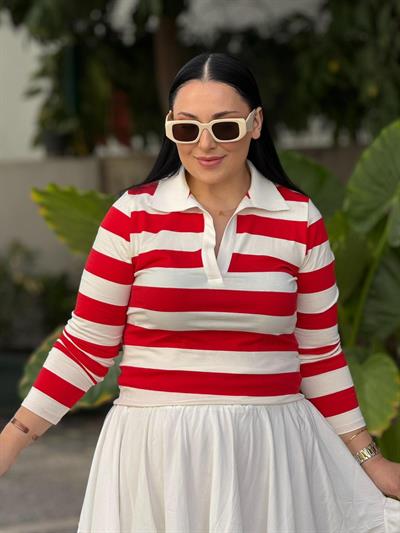 Ravone Kırmızı Polo Tişört